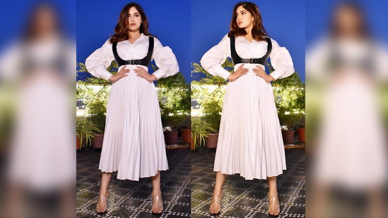 Here’s How Bhumi Pednekar Harnessed a Chic Layered Basic White Dress ...