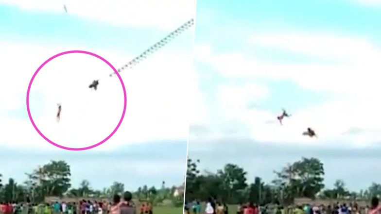 784px x 441px - Boy Flies With Giant Kite in Indonesia, Falls From 30-Ft in Midst of  Horrified Crowd, Shocking Video Goes Viral | ðŸ‘ LatestLY