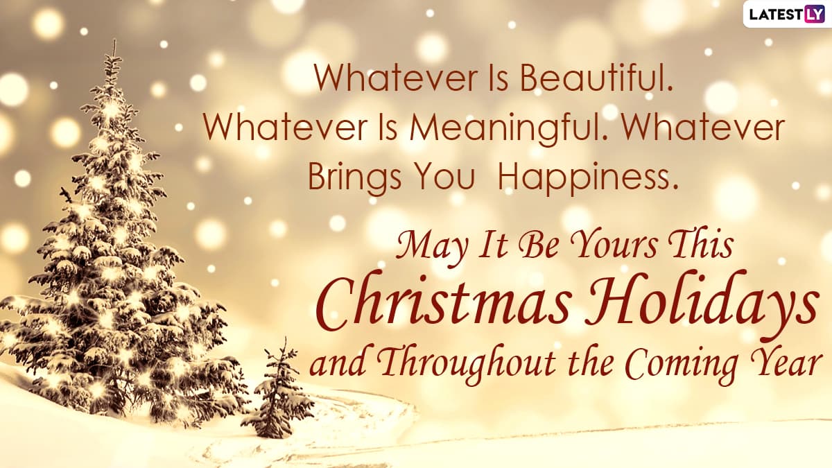 Christmas Wishes 2021 in Advance: Greetings, Images, WhatsApp Messages