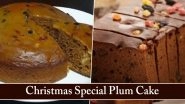 Plum Cake Recipe & Ingredients&rsquo; List: How to Make Christmas 2020 Plum Cake That Is Simple Yet Delicious to Devour All at Once (Watch Videos)
