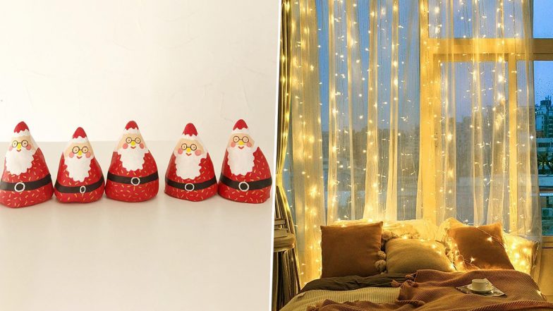 Christmas 2020 Decoration Items' List & Decor Ideas: From Santa Claus Dolls to Curtain Lights, 5 Ways to Deck Up Your Homes for the Festive Season
