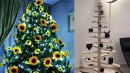 Sunflower Christmas Trees, Anyone? From Baubles to Boxes, DIY Xmas Trees You May Want to Try at Home This Festive Season (See Pictures)