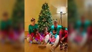 Cristiano Ronaldo Celebrates Christmas 2020 With Girlfriend Georgina Rodriguez and Children, Wishes Fans on the Occasion (View Post)