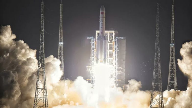 China's New Space Carrier Rocket Long March-8 Successfully Launches Five Satellites into Planned Orbit on Its Maiden Flight