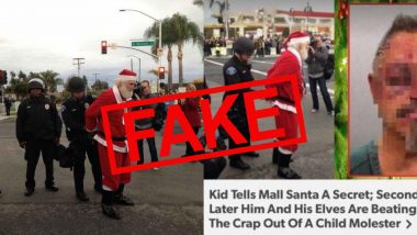 Fact Check: Did Wisconsin Mall Santa Attack Child Molester After Young Girl’s Complaint? Know Truth About the Viral Post