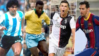 Ballon d’Or Dream Team: Diego Maradona, Pele, Cristiano Ronaldo and Lionel Messi Named in Greatest Playing 11 of All Time