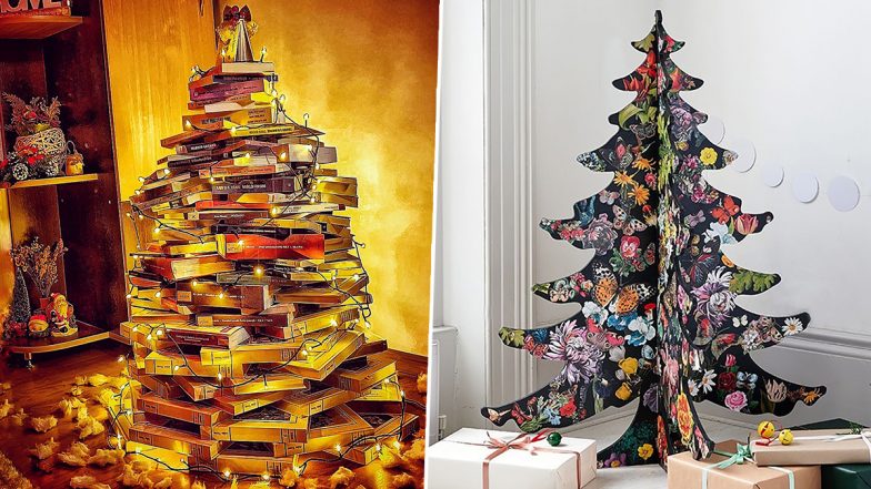 Christmas Trees 2020: From Books to Ladder, Unique Xmas Trees That Can Equally Light up a Room