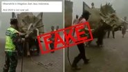 Dinosaur Caught Alive in Indonesia? Know the Truth About Viral Video of Triceratops Captured in East Java's Mojosemi Forest Park