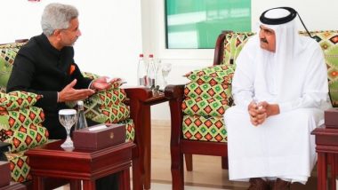 EAM S Jaishankar Calls on Qatar's Amir Sheikh Tamim bin Hamad Al-Thani, PM Narendra Modi; Discusses Economic and Security Ties