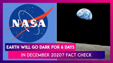 Earth Will Go Dark For 6 Days In December 2020? NASA Refutes The Claim, Says False Report Circulating Since Last Decade