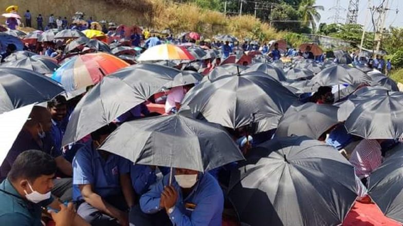 Toyota Kirloskar Unit in Bidadi Remains Shut as Workers Continue Strike Over 'Additional Workload, No Bathroom Breaks'