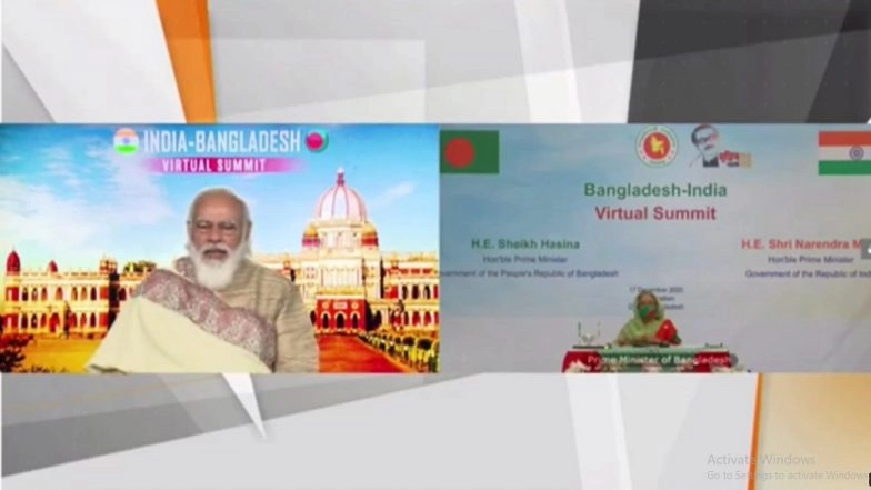 PM Narendra Modi and Bangladesh PM Sheikh Hasina Jointly Inaugurate Chilahati-Haldibari Rail Link