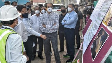 Maharashtra CM Uddhav Thackeray Inspects Ongoing Metro Rail Work in Mumbai