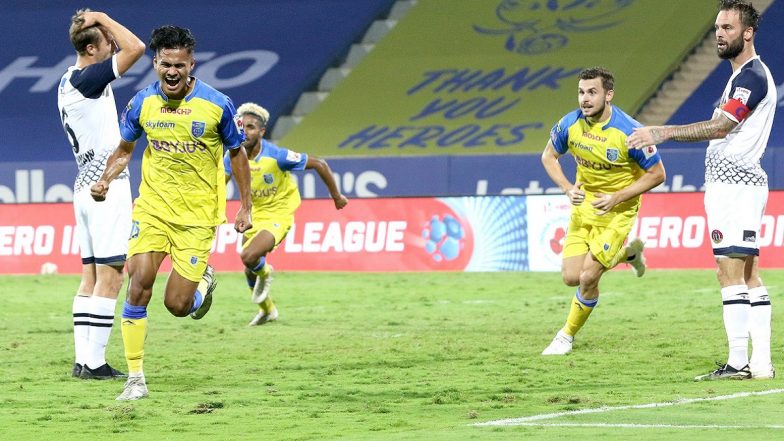 ISL 2020–21 Match Result: Jeakson Singh’s Last-Minute Goal Helps Kerala Blasters Salvage Point Against SC East Bengal