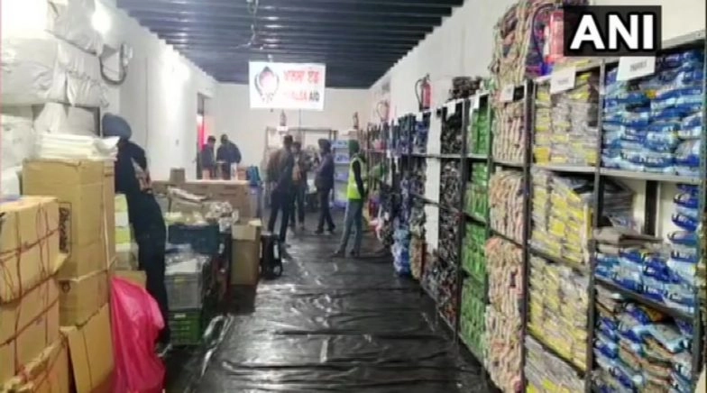 Farmers Agitation: Khalsa Aid Sets Up Kisan Mall at Delhi's Tikri Border to Provide Daily Use Products for Free of Cost to Protesting Farmers