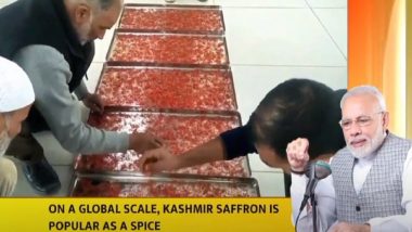 Mann Ki Baat: PM Narendra Modi Urges People to Buy Kashmiri Saffron, Says ‘Govt Wants to Make It Popular Globally’