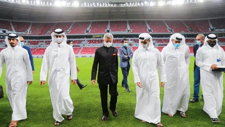 External Affairs Minister S Jaishankar Visits FIFA 2022 World Cup Venue in Qatar