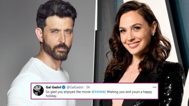 Gal Gadot Reacts to Hrithik Roshan’s High Praise For Wonder Woman 1984, Tweets Back ‘So Glad You Enjoyed the Movie’