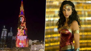 Gal Gadot Is Over the Moon As Her Wonder Woman 1984 Trailer Shines High on the Burj Khalifa (Watch Video)