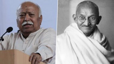 Mohan Bhagwat Quotes Mahatma Gandhi: 'My Patriotism Originates from My Religion'