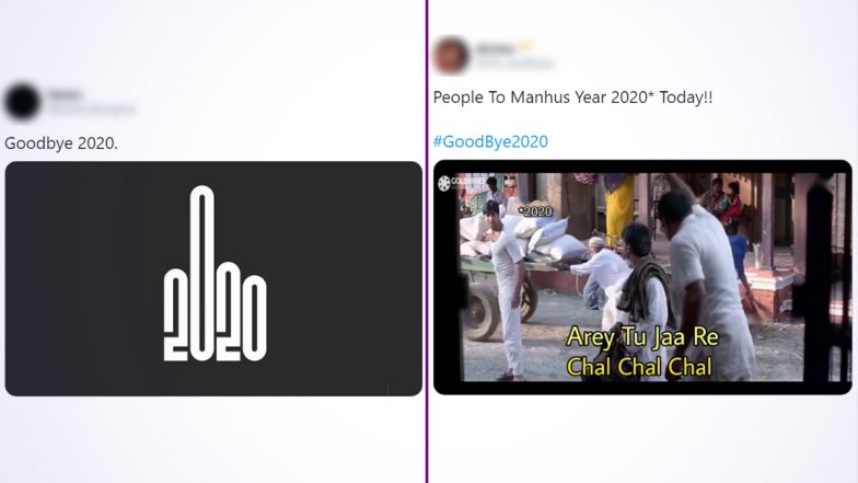 Goodbye 2020 Funny Memes and Jokes on Good Riddance to This Year Trend Online