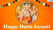Datta Jayanti 2020 Images and HD Wallpapers For Free Download: WhatsApp Messages, Lord Dattatreya Facebook Photos, SMS Greetings to Send Wishes on This Auspicious Day