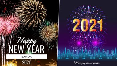 It's Officially 'Happy New Year 2021'! New Year Arrives in Samoa and Kiribati, The Earliest Time Zone to Enter 2021, Netizens Share Hopeful and Positive Messages For The Year Ahead