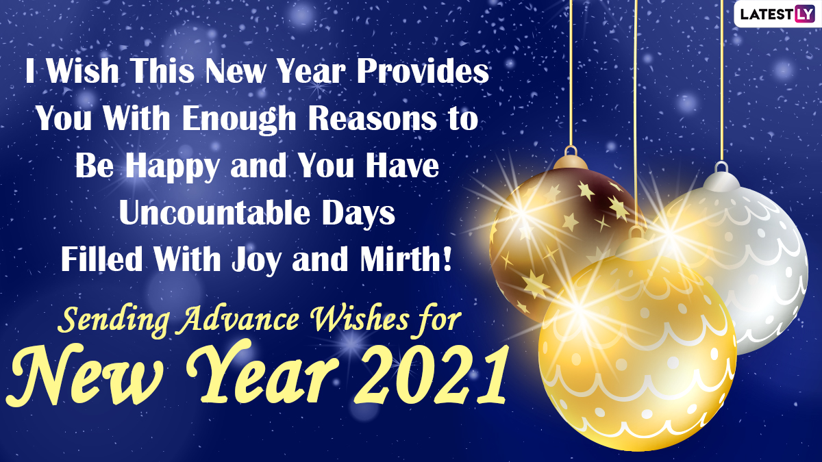 Happy New Year 2021 Messages in Advance &amp; HD Images: WhatsApp Stickers