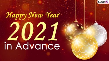 Countdown to New Year 2021 Messages and HD Images: WhatsApp Stickers, Happy New Year GIFs, Facebook Photos, Greetings and SMS to Send Celebratory Wishes