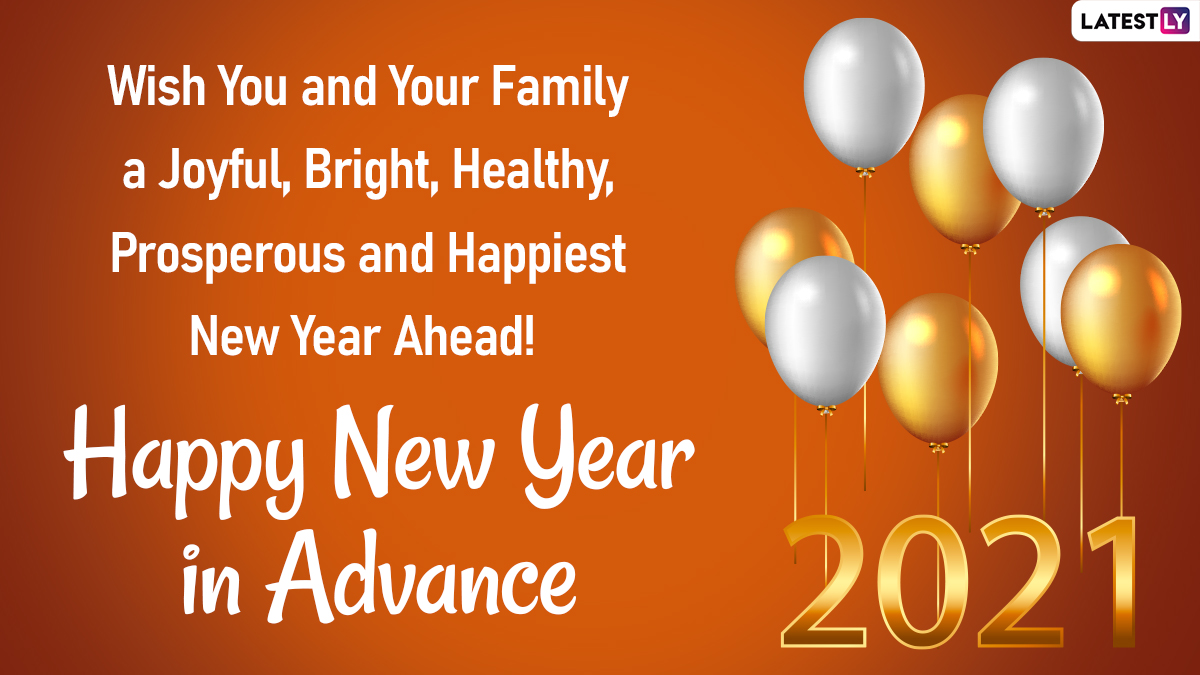Happy New Year 2021 Wishes in Advance and HD Images: WhatsApp ...