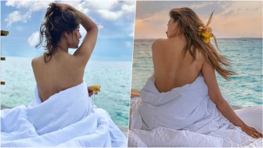 Hina Khan or Mouni Roy, Who Looks Hotter Flaunting Sexy Bare Back Wrapped in a Blanket at a Picturesque Location? (View Pics)