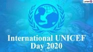 International UNICEF Day 2020 Date and Significance: Know All About the Organisation Responsible for Providing Humanitarian Aid to Children Across Countries On its 74th Anniversary