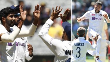 India vs Australia Boxing Day Test 2020: Jasprit Bumrah's Fiery Spell, Mohammed Siraj & Shubman Gill's Impressive Show on Debut Praised by Virender Sehwag and Others