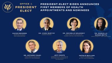 Indian-American Dr Vivek Murthy in Joe Biden's Health Team, Anthony Fauci to be Chief Medical Adviser on COVID-19