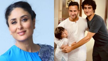 Kareena Kapoor Khan Shares a Happy Picture of Saif Ali Khan, Ibrahim Ali Khan and Taimur, Calls Them Her ‘Favourite Boys’