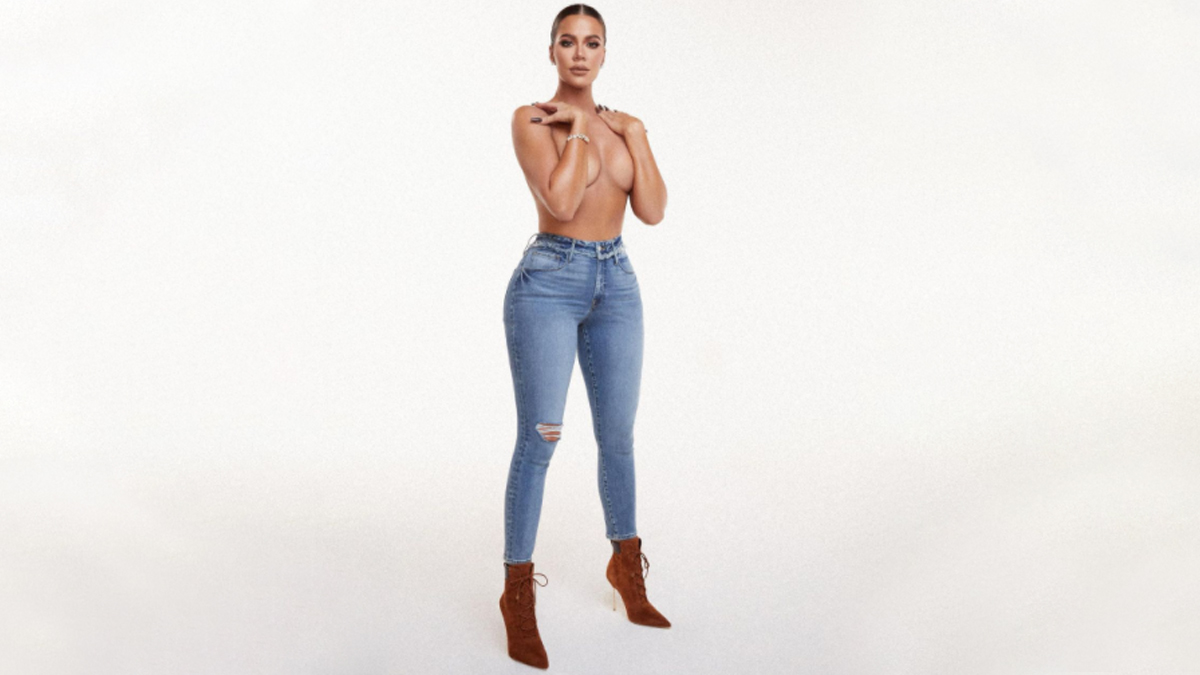 Fashion News Khloe Kardashian Goes Topless Wearing Only Skintight Jeans Booots See Pic Latestly