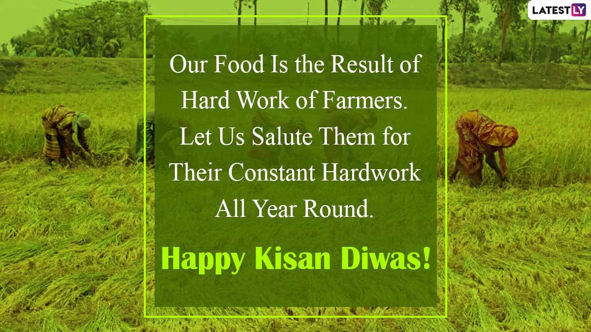 Kisan Diwas 2020 Wishes & HD Images: Happy National Farmers’ Day ...