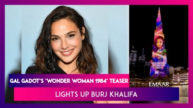 Gal Gadot’s ‘Wonder Woman 1984’ Teaser Lights Up Burj Khalifa, Actor Says She Is ‘So So Honoured’