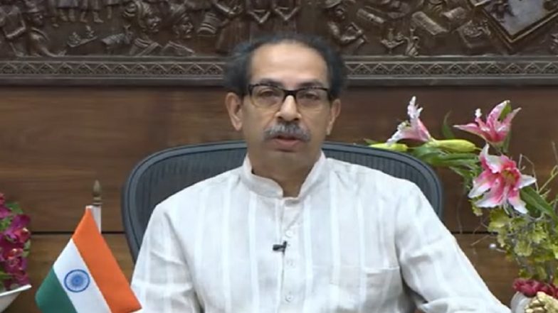 Maharashtra Chief Minister Uddhav Thackeray to Address People of the State Tonight at 8 PM