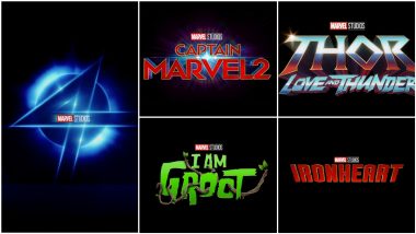 Captain Marvel 2, Thor: Love and Thunder, Ironheart, Fantastic Four, I Am Groot – Marvel Studios Announces The Movies And TV Series Releases For Phase Four And Five