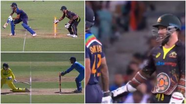 ‘Not Quick Like MS Dhoni!’ Matthew Wade Recalls Former India Skipper’s Lightning Hands After Missing Stumping in IND vs AUS 2nd T20I Match (Watch Video)