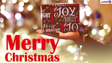 Merry Christmas 2020 Messages and HD Images: Send Happy Holiday Greetings, WhatsApp Stickers, GIFs, Instagram Quotes, Santa Claus Photos, Xmas Wishes and SMS on December 25