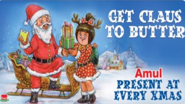 Merry Christmas 2020 Amul Topical: Dairy Giant Wishes a Very Happy Xmas via Interesting 'Santa Claus' Creative in Its Unique Style (View Pic)