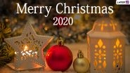 Merry Christmas 2020 Wishes and Photo Messages: Santa Claus WhatsApp Stickers, Christmas HD Images, Quotes, Insta Captions and Xmas GIFs to Send Greetings to Your Friends and Family