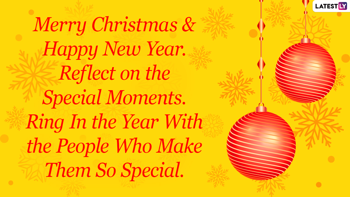 Merry Christmas & Happy New Year 2022 Wishes in Advance: Celebrate ...