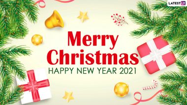 Merry Christmas and Happy New Year 2021 in Advance Greetings: WhatsApp Stickers, Quotes, Status, HD Images, GIF Messages and Wishes For Family and Friends