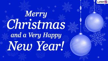 Merry Christmas & Happy New Year 2022 Wishes in Advance: Celebrate Holiday Season 2021 by Sending These HD Images, Quotes, Wallpapers to Your Loved Ones