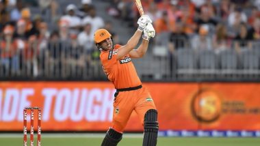 BBL 2021: Mitchell Marsh Fined $5,000 for Showing Dissent at Umpire's Decision During Match Against Sydney Sixers