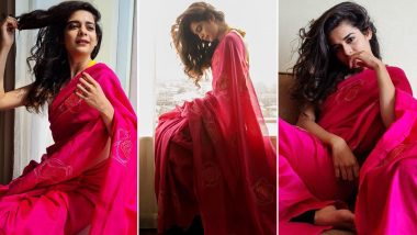 Mithila Palkar Channeling That the Pinker the Better Six Yards of Elegance!