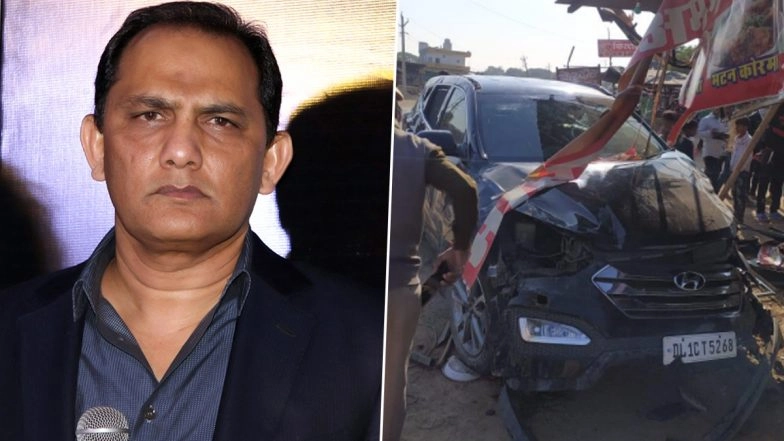Mohammad Azharuddin’s Car Met With an Accident in Rajasthan, Former Indian Captain Unhurt